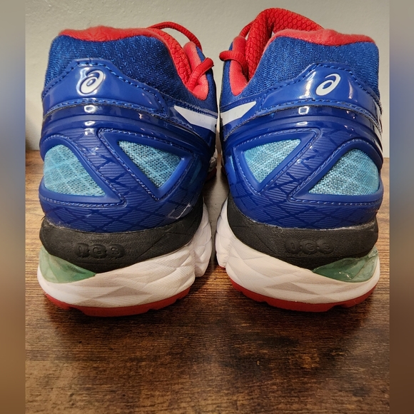 Asics Gel-kayano 22 Mens Blue, Red, White Size 10.5 - Picture 5 of 7